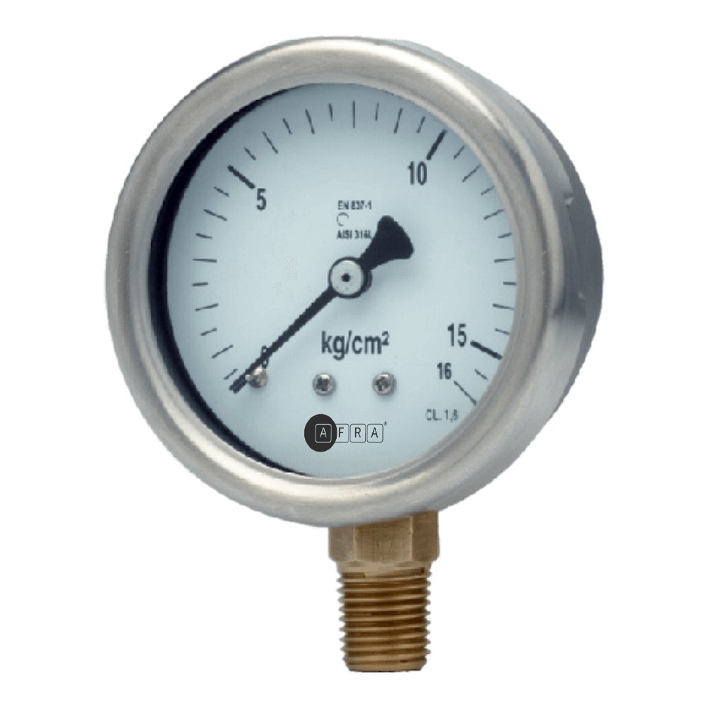SS Case Brass Pressure Gauge