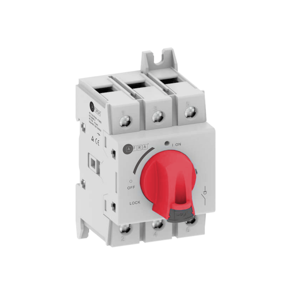 AFRA DIN Rail Mounted Isolator Switch TP 40A 3P