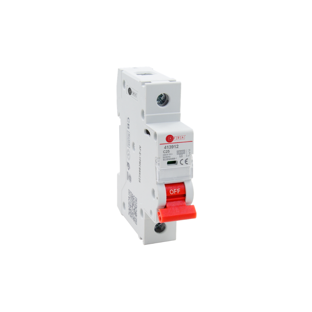 AFRA Miniature Circuit Breaker TSB3-63 6kA 1P C25